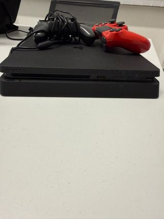 Ps4 Slim Sony Console + Controller Rosso