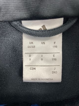 Chaqueta Adidas Azul, Blanca y Negra