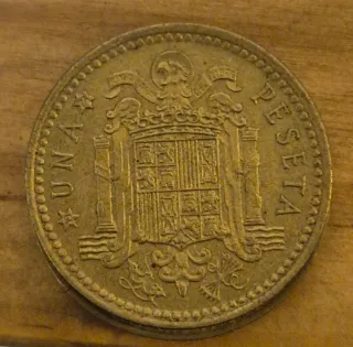 Moneda 1 Peseta 1966 España
