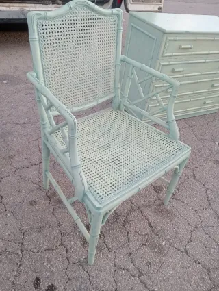 Sillon Chippendale verde agua