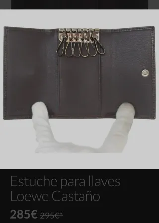 Llavero Loewe Dorado y Plateado