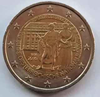 Moneda Conmemorativa Austria 2016