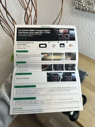 Pantalla Radio de Coche para Fiat / Peugeot /Citro