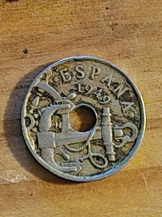 Moneda 50 céntimos 1949