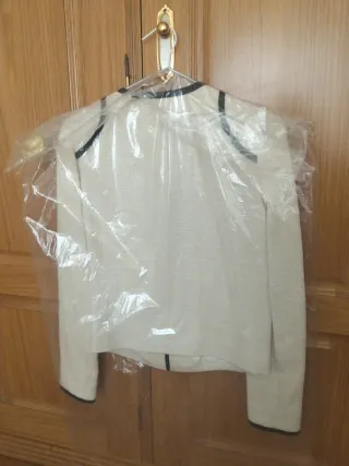 Chaqueta vestir blanca talla S