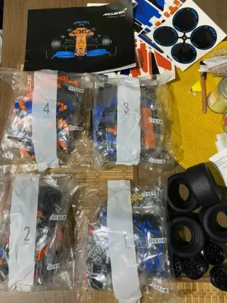 Maqueta McLaren F1 Bloques Construcción