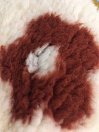 Manta de sofá de forro polar con estampado floral