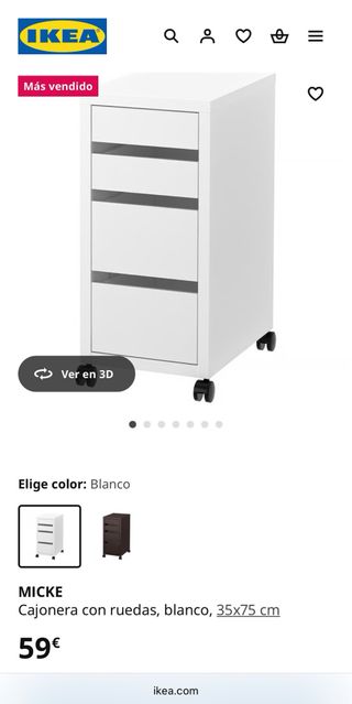 Cama alta infantil con escritorio