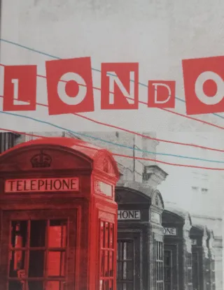 Cuadro London Style con Bus Rojo