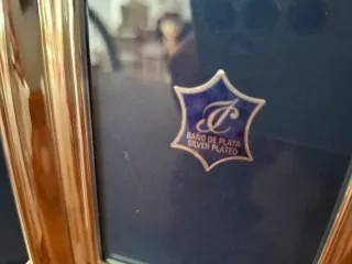 Marcos de fotos articulados plateados