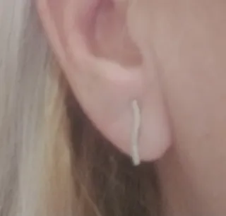 Pendientes Hot Diamonds Oro Blanco y Brillantes