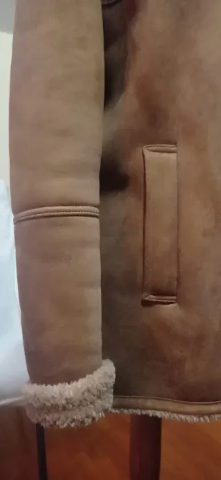 Chaqueta de ante y borrego