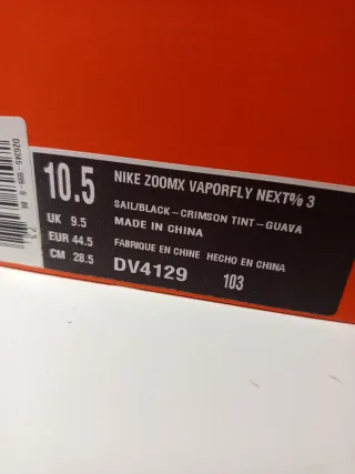 Nike ZoomX Vaporfly Next 3 T44'5