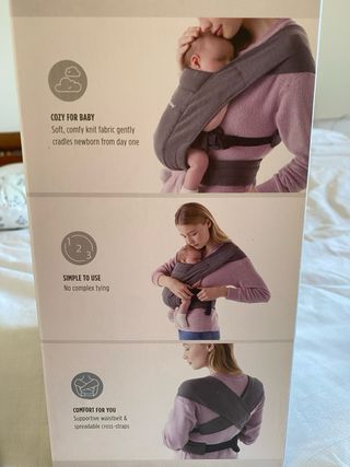 Mochila Portabebés Ergobaby Embrace Azul