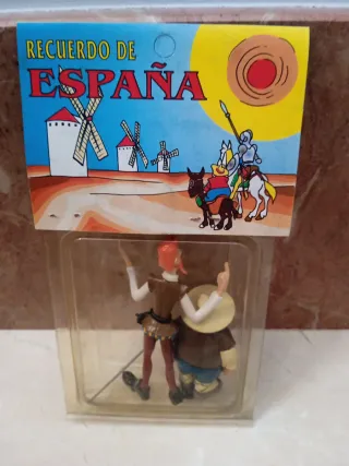 Figuras Don Quijote y Sancho Panza Plástico