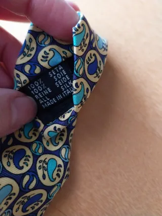 Lote 3 corbatas seda italianas