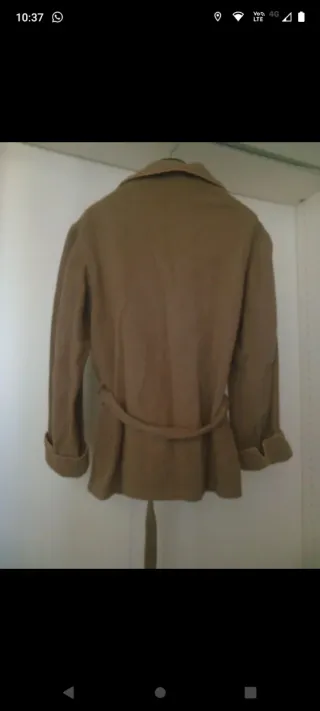 Giacca da camera uomo lana marrone XL