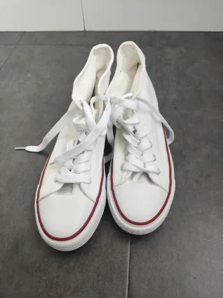 Zapatillas altas blancas