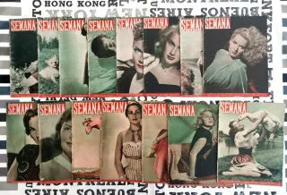 Lote 15 revistas antiguas SEMANA 1948