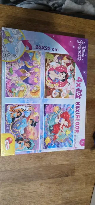 4 Puzzle Princesas Disney 48 piezas precintado