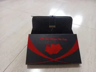 Cartera de piel negra mujer Amazon