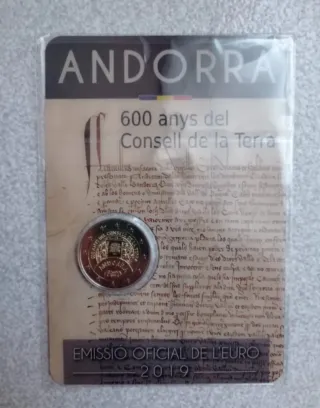 Andorra 2 Euros Varios Años