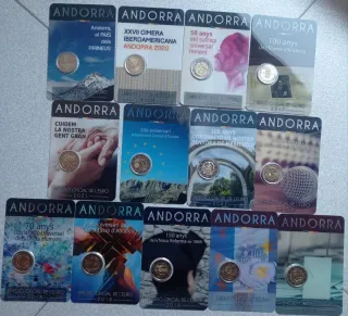 Andorra 2 Euros Varios Años