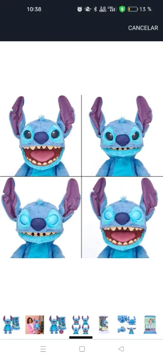 Disney Stitch Puppetronic marioneta