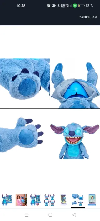 Disney Stitch Puppetronic marioneta