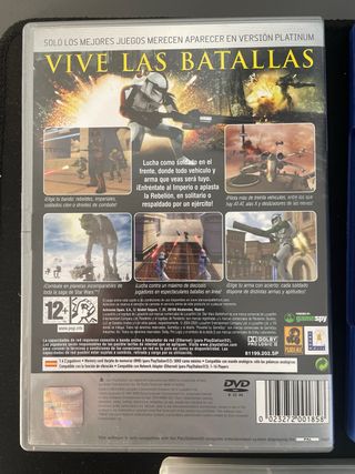 Juegos PS2: Star Wars Battlefront y Metal Gear Sol