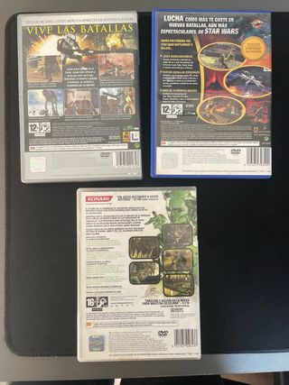 Juegos PS2: Star Wars Battlefront y Metal Gear Sol