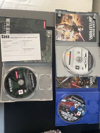 Juegos PS2: Star Wars Battlefront y Metal Gear Sol
