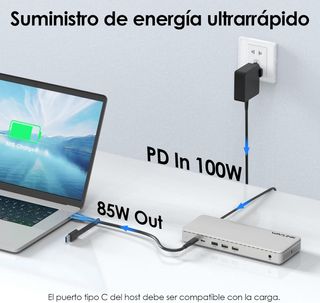 Docking Station 3 Monitores con Triple HDMI