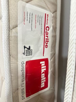 2 Colchones y 2 Somieres Pikolin 90 cm