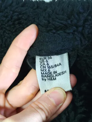 Chaqueta H&M vaquera con borrego