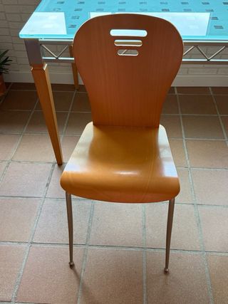 Mesa de cocina cristal y 6 sillas