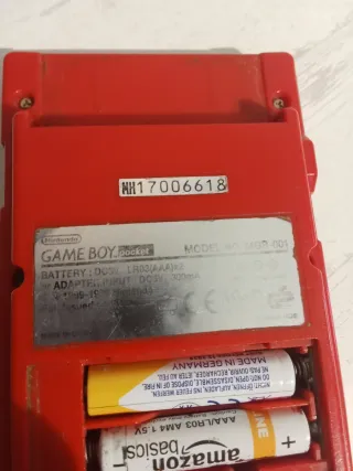 Consola Game Boy Pocket Roja