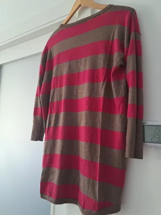 Jersey rayas mujer talla 50 de lana  y cashmere