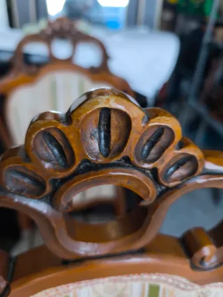 6 Sillas Vintage Reina Ana