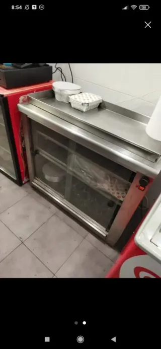 Vitrina Calienta Platos