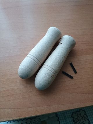 2 Mangos Madera Futbolín