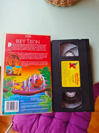 VHS El Rey León - Walt Disney