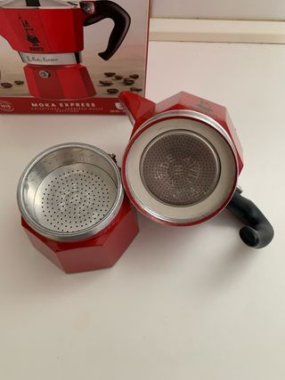 Caffettiera Bialetti Moka Express 3 tazze Rossa