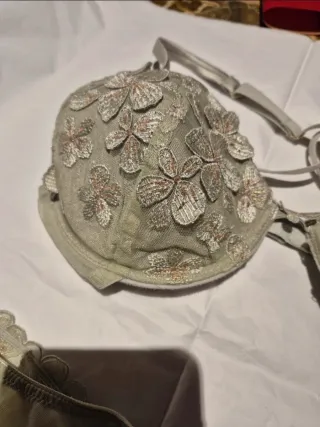 Completo intimo verde donna