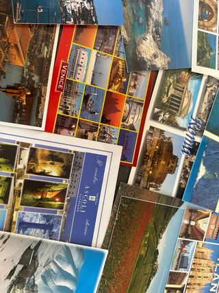 25 cartoline panoramiche: Parigi, Milano, Venezia