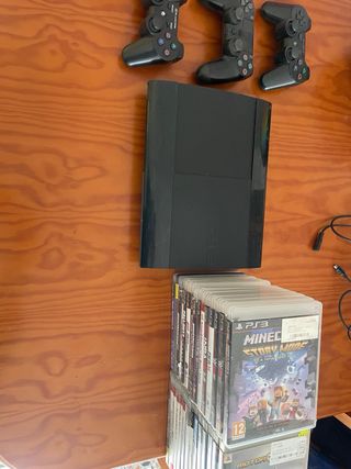 Consola PS3 Negra con Volante