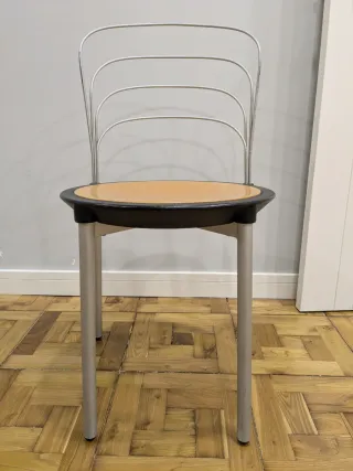 Sillas madera y metal