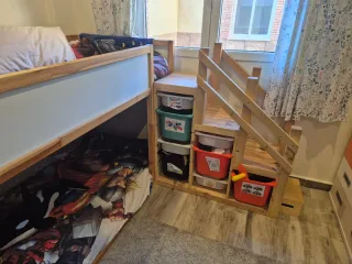 Cama Kura + Almacenamiento Trofast