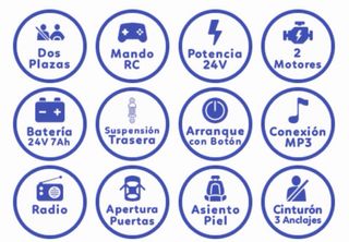 Ford Bronco Raptor 24V 2 Plazas Blanco