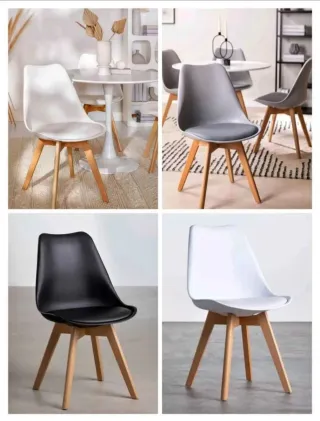 Sillas blancas modernas (oferta)